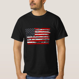 Camiseta Vintage Antiga bandeira Marinho Americana