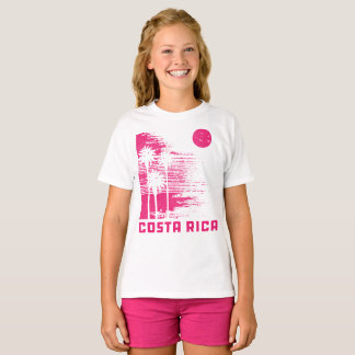 Camiseta Vintage ao Surfing em Praia na Costa Rica