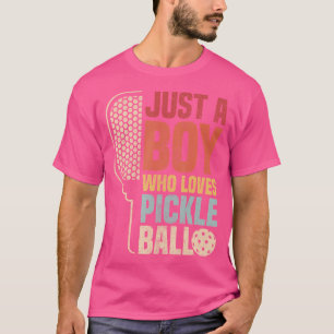 Camiseta Vintage Apenas Um Menino Que Ama Crianças De Pickl