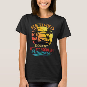 Camiseta Vintage Aposentado Documento Não Meu Problema Mais