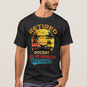 Camiseta Vintage Aposentado Documento Não Meu Problema Mais