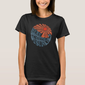 Camiseta Vintage aqui vem a Sun Cute Retro 70's Beach V