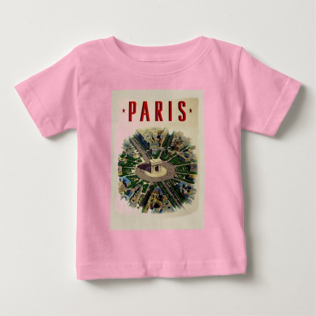 Camiseta Vintage Arc de Triomphe Paris (Frente)