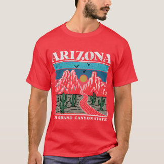 Camiseta Vintage Arizona Retro Arizona State Gift Souvenir 