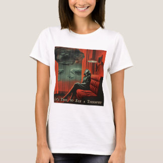 Camiseta Vintage art É hora de ver um terapeuta