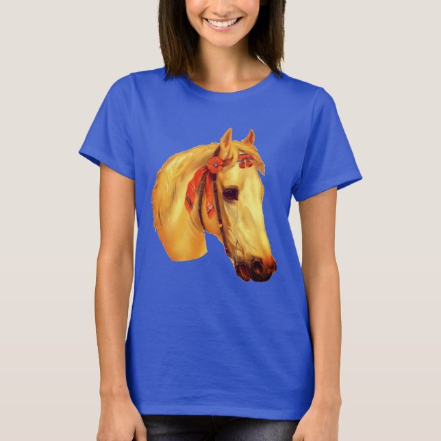 Camiseta Vintage Art Horse (Frente)
