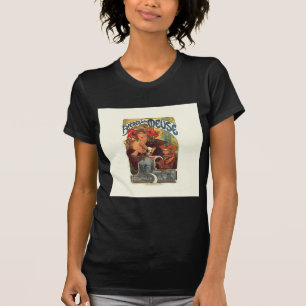 Camiseta Vintage Art Nouveau Alphonse Mucha