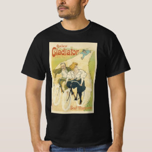 Camiseta Vintage Art Nouveau, Bicicletas - Ciclos de Gladia