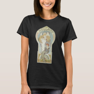 Camiseta Vintage Art Nouveau, Holland Levens Verzekering