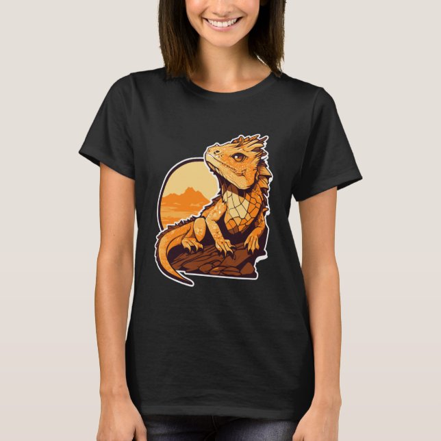 Camiseta Vintage Artística Trava Dragão Mínimo (Frente)