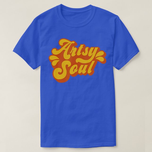 Camiseta Vintage Artsy Soul - Artistas Criativos Artesanais (Frente do Design)
