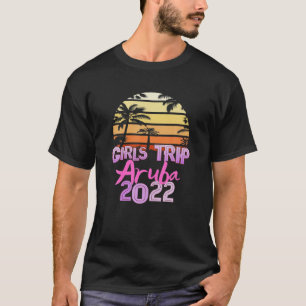 Camiseta Vintage ARUBA All GIRLS TRIP 2022 Spring Break
