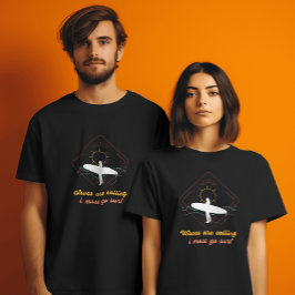 Camiseta Vintage As ondas do Funny estão ligando para eu ir