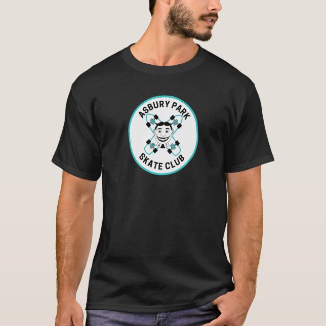 Camiseta Vintage Asbury Park Skateboard Club (Frente)