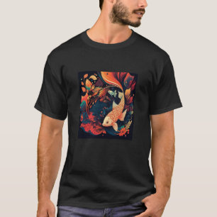 Camiseta Vintage Asian Koi Carp Nishikigoi Koi Fis