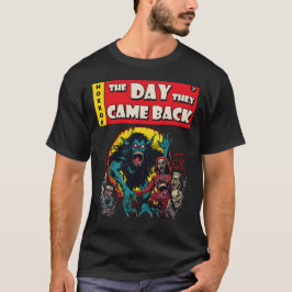 Camiseta Vintage assustadora Livro de histórias em quadrinh