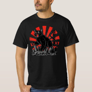 Camiseta Vintage Ataque de Gato Kaiju Monstro Retro Japon