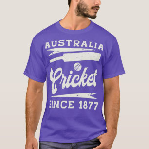 Camiseta Vintage Austrália Cricket Desde 1877