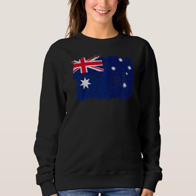 Camiseta Vintage Austrália Flag (Frente)
