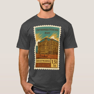 Camiseta Vintage Austria Postage Stamp Shirt