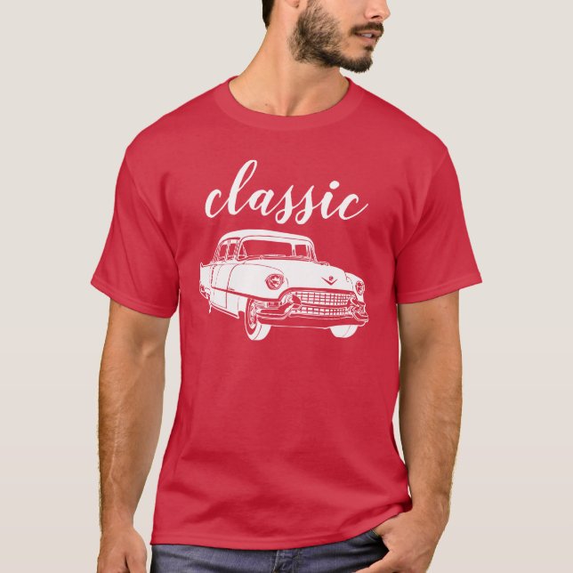 Camiseta Vintage Automobile | Carro Clássico (Frente)