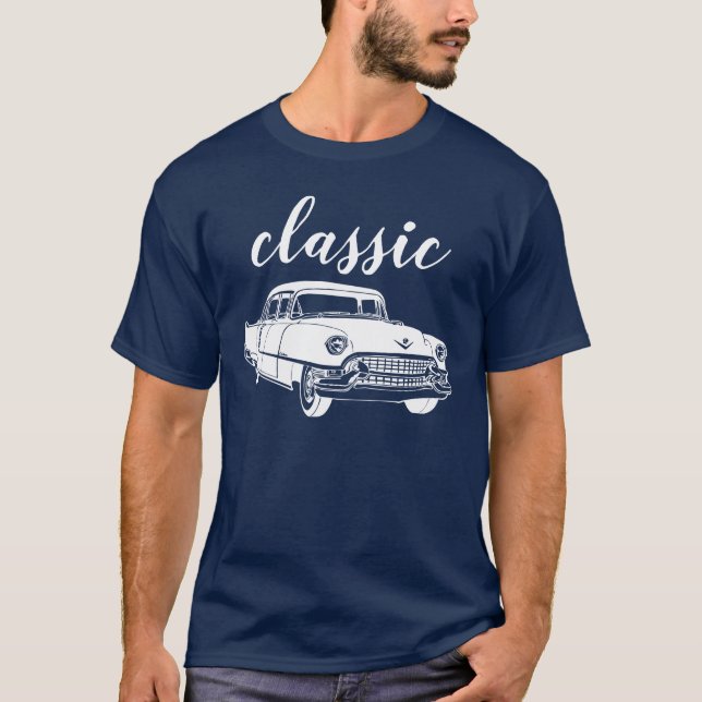 Camiseta Vintage Automobile | Carro Clássico (Frente)