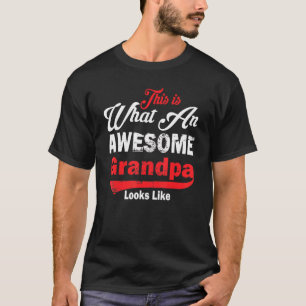 Camiseta Vintage avô Aniversário Aniversário Vovô