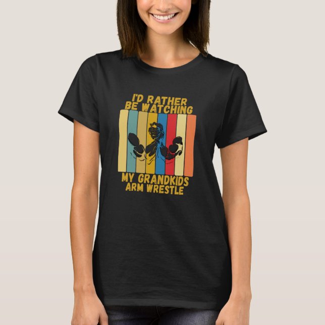 Camiseta Vintage Avós Preferencialmentes Assistentes Netos  (Frente)