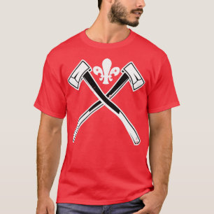 Camiseta Vintage Ax Jogando Eixos Cruzados Engraçados Ax Th