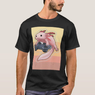 Camiseta Vintage Axolotl Video Gamer Gaming Gamer Gamesolot