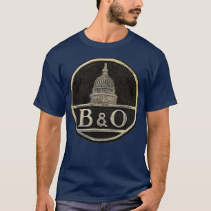 Camiseta Vintage B amp O Railroad