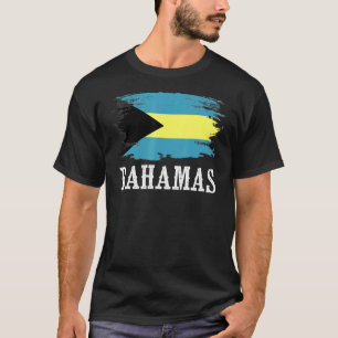 Camiseta Vintage Bahamas Flag I Love Bahamas