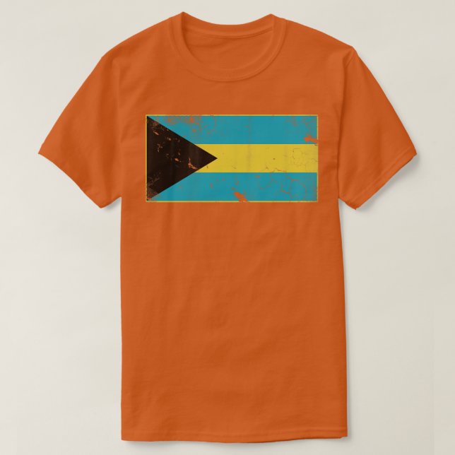 Camiseta Vintage Bahamas Sinalizador Residencial Família de (Frente do Design)