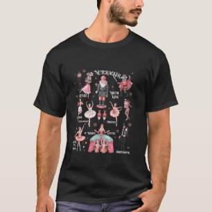 Camiseta Vintage Balé Nutcracker Charator Groovy Christm