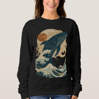 Camiseta Vintage Baleia Onda do Oceano
