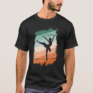 Camiseta Vintage Ballerina Balé Dancer Ballroom Cla