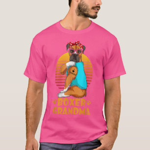 Camiseta Vintage Bandana Boer Vovó Retro Cachorro