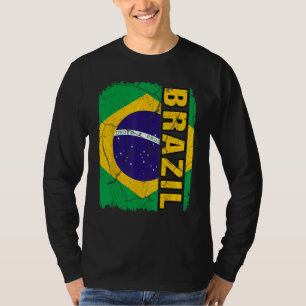 Camiseta Vintage, Bandeira Brasileira, Orgulho Raiz Herança