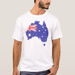 Camiseta Vintage, Bandeira da Austrália, foi desapontada