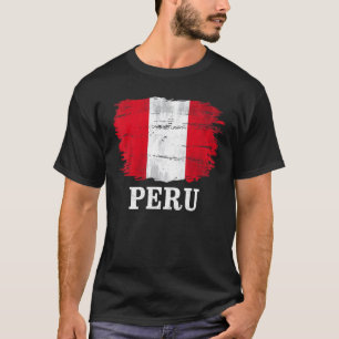 Camiseta Vintage, Bandeira Do Peru, No Peru