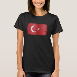 Camiseta Vintage, bandeira turca Türkiye, orgulhoso Patriót