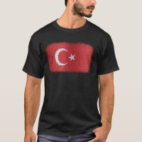 Vintage, bandeira turca Türkiye, orgulhoso Patriót
