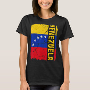 Camiseta Vintage: Bandeira venezuelana O Orgulho Venezuela