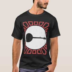 Camiseta Vintage Banjo Player Music Retro 4