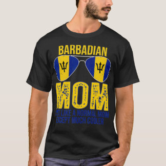 Camiseta Vintage Barbadiana Mãe Barbados Bandeira Óculos de