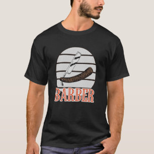 Camiseta Vintage Barber Haircut Razors Faded Barbershop