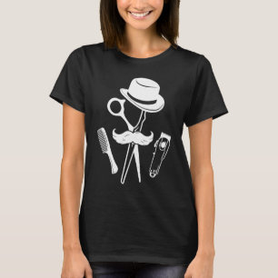 Camiseta Vintage Barber Hairstylist Hairdresser Barber