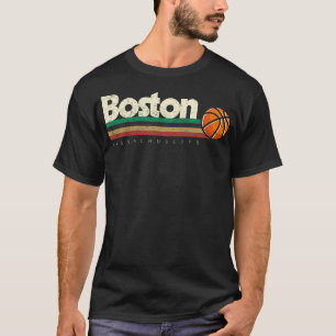 Camiseta Vintage Basball Boston City B-Ball - Stripe Retroa