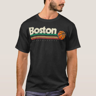 Camiseta Vintage Basball Boston City B-Ball - Stripe Retroa