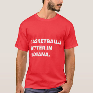 Camiseta Vintage Basball é melhor em Indiana White bold